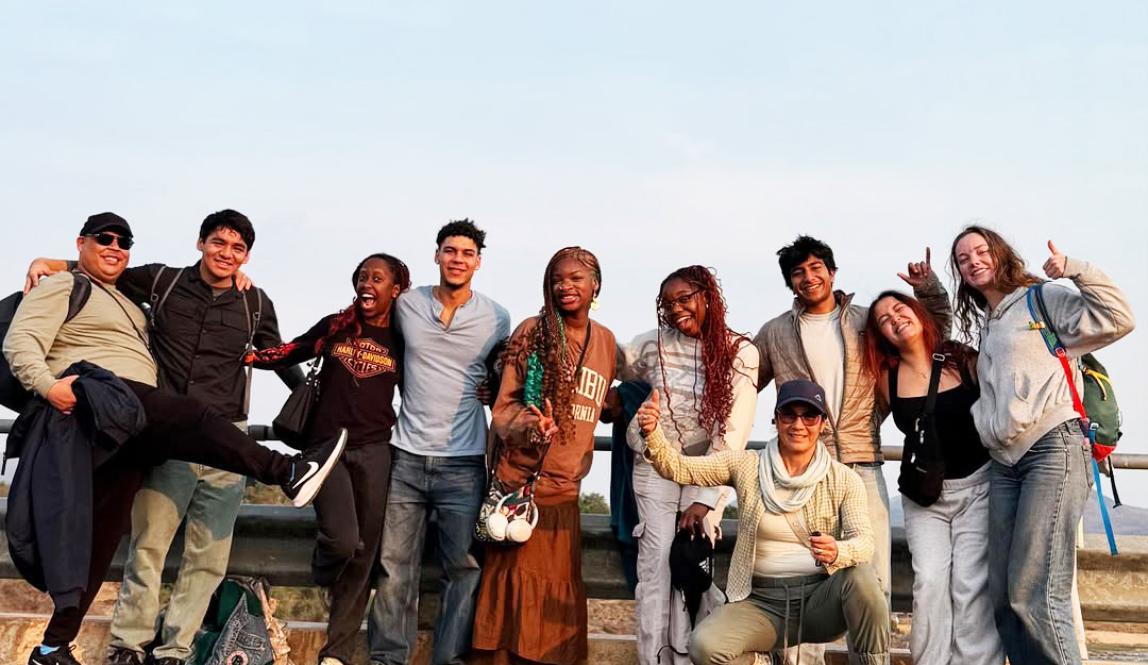 IES Abroad Cape Town students getting ready for a safari tour
