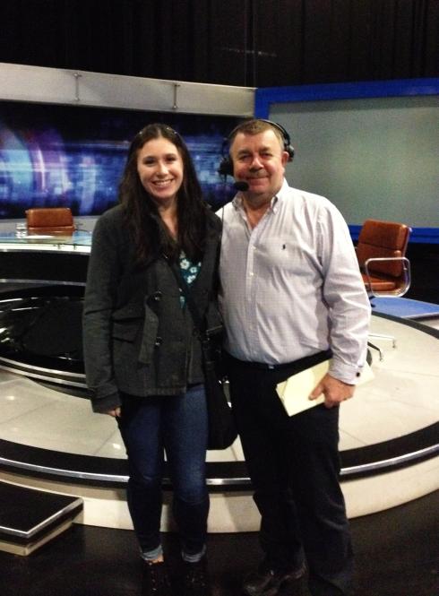 dublin student intern at a broadcast station