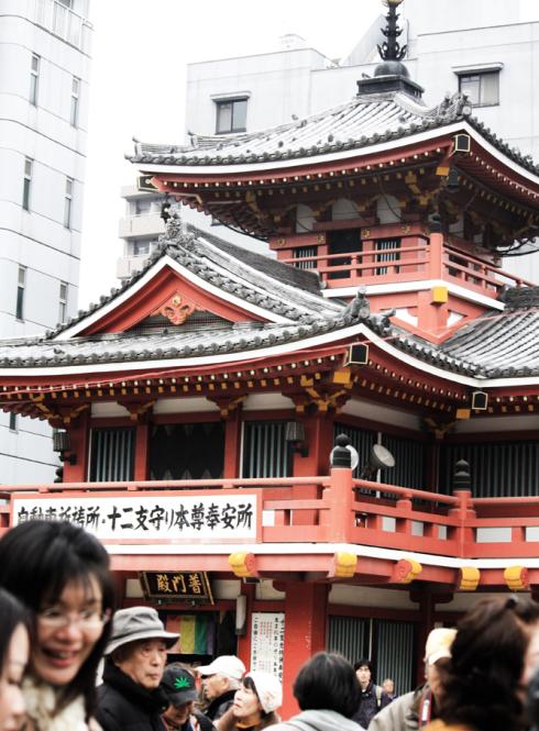 a photo of Osu Kannon Buddhist temple in Nagoya