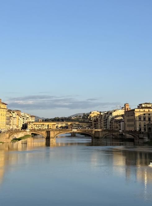 Cute town of Florence by the water