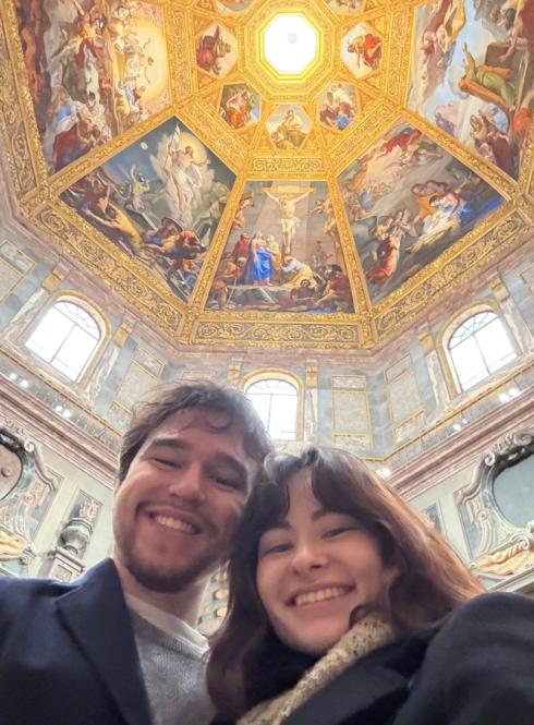Students in Medici family church