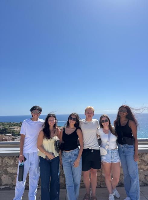 IES Abroad Barcelona students on a field trip to Tarragona