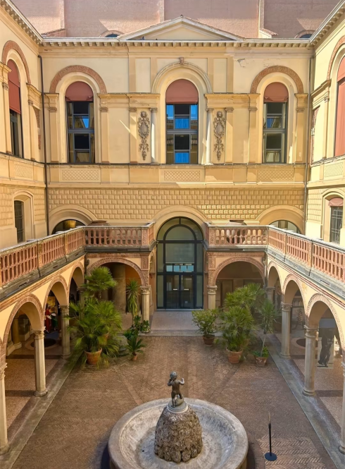 Siena Courtyard with fountain