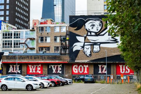 Street Art Near Rotterdam Centraal Station