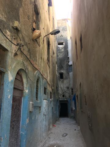 An alley in the mellah of Essaouira