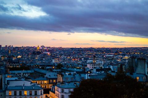 Sunset Over Paris