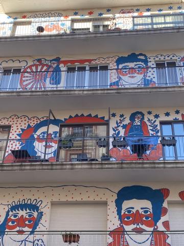 Barrio Del Oeste's cool street art