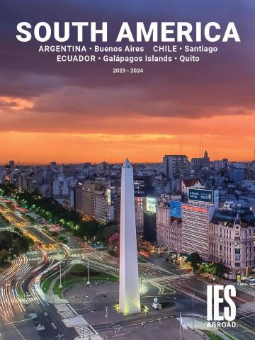sunset city south America