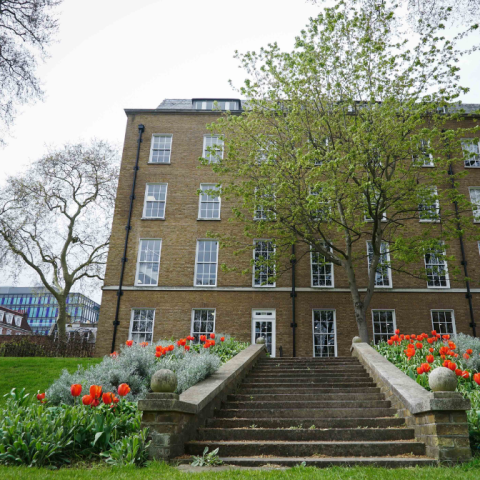 The exterior of the IES Abroad London Center.