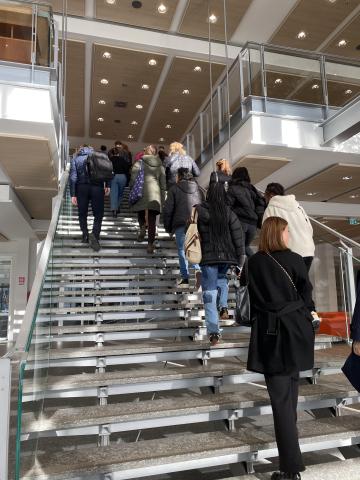 Milan New Center staircase