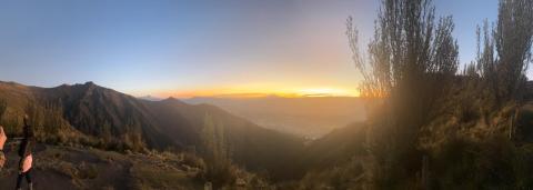 sunrise from Cruz de Loma