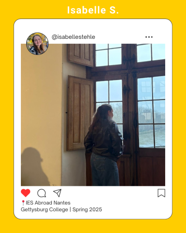 Isabelle S. Instagram Post