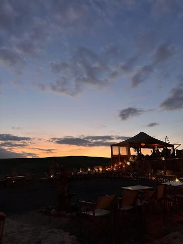 Sunset in Agafay Desert
