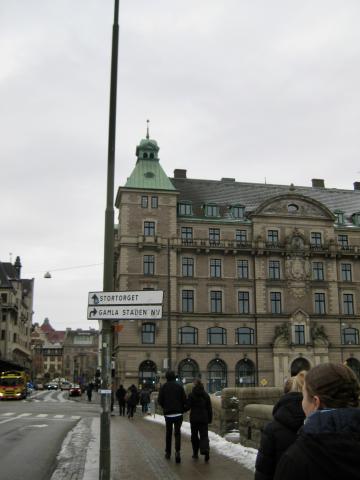 Outside of Malmö Station