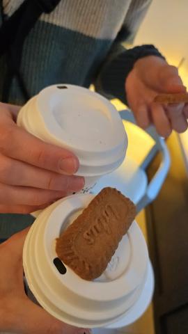 Biscoff matcha lattes from Maison le Ciel using Too Good to Go.