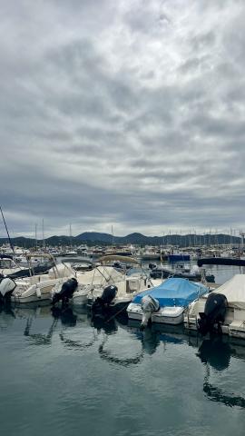 Boats docked in Ibiza