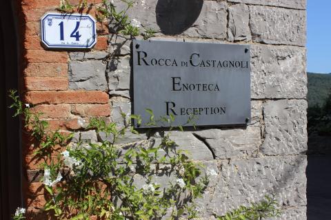 Entrance to the Rocca di Castagnoli Vineyard