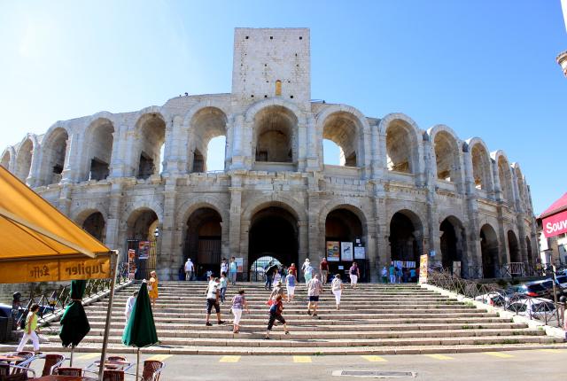 Les Arenas Roman amphitheater in Arles