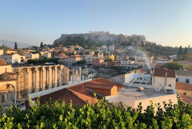 Aerial view of Athens
