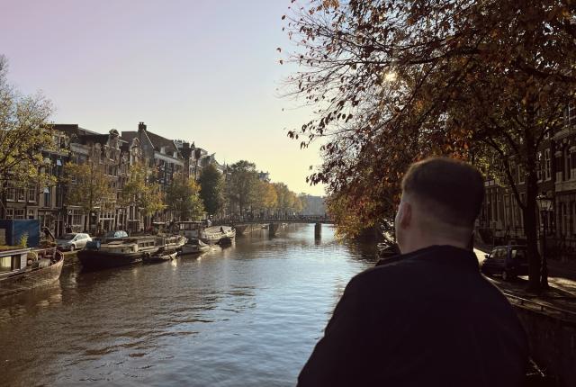 Amsterdam Last sunny day before the rain 