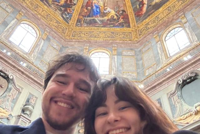 Students in Medici family church
