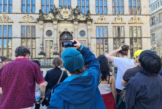 Students explore Berlin, Germany.