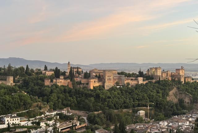 Granada landscape of the city