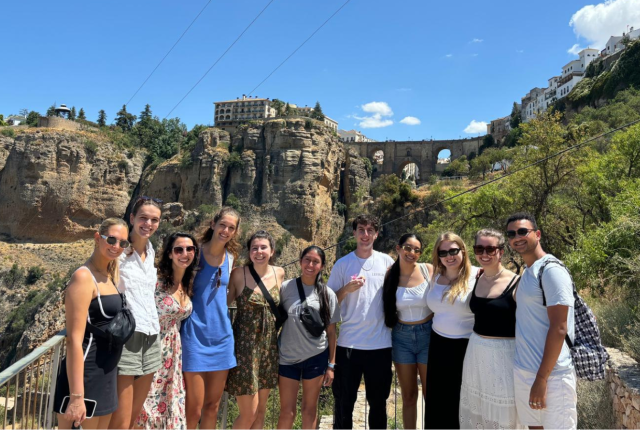 IES Abroad Granada students on a day trip