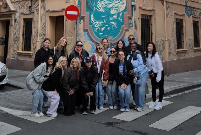 IES Abroad Salamanca students exploring Barrio del Oeste