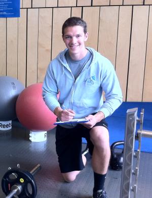 a student interning at Swan Leisure, a large fitness centre in Dublin. He assisted with the day-to-day operations, programme design and fitness instruction.