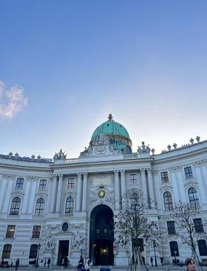 The Hofburg Palace in Vienna, Austria.