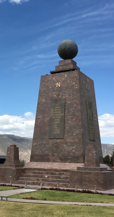 the Mitad del Mundo monument
