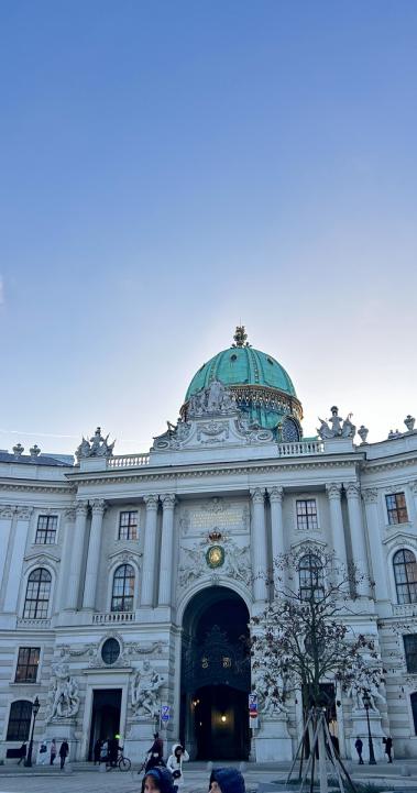 The Hofburg Palace in Vienna, Austria.