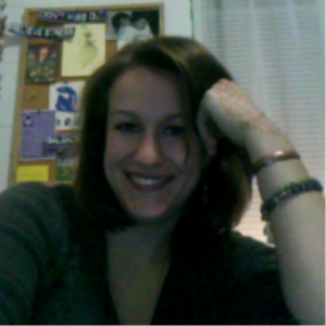 1. Person outdoors, wearing a knit hat and leather jacket, smiling.
2. Person smiling, long dark hair, neutral background.
3. Person leaning on hand, smiling at camera, indoor setting. This alt text was added with Al; accuracy may vary.