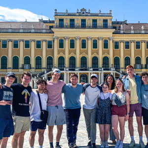 CU Boulder students on a Customized Program in Vienna