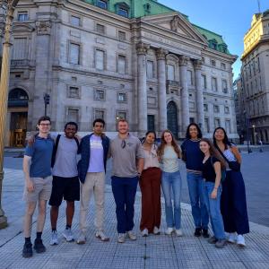 Students exploring Buenos Aires on a Customized Program