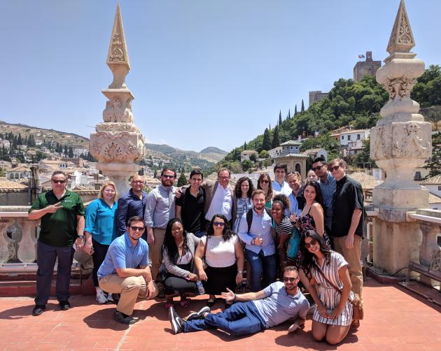 students of the Stetson University College of Law in Spain program in Granada