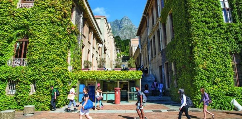 Students at University of Cape Town