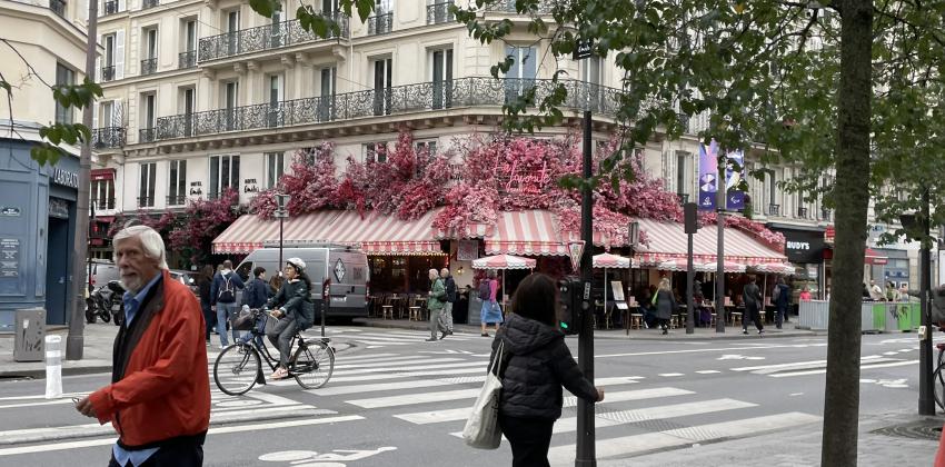 Paris France Cafe