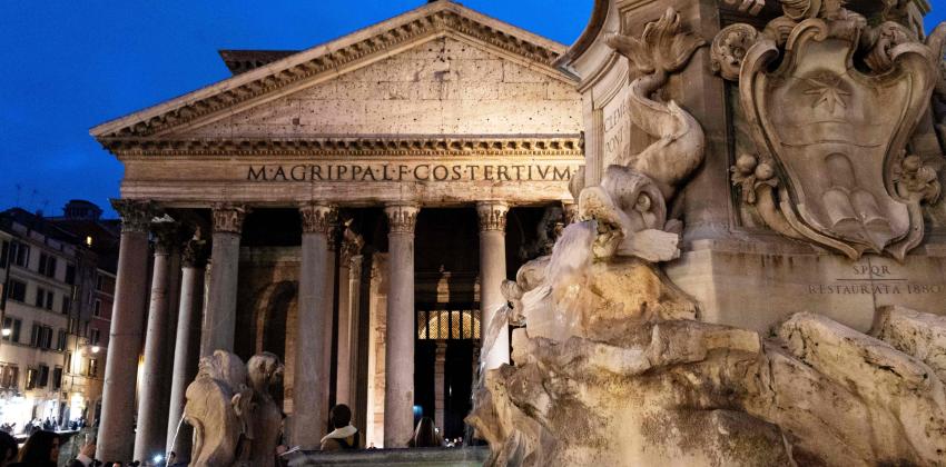 Rome at night