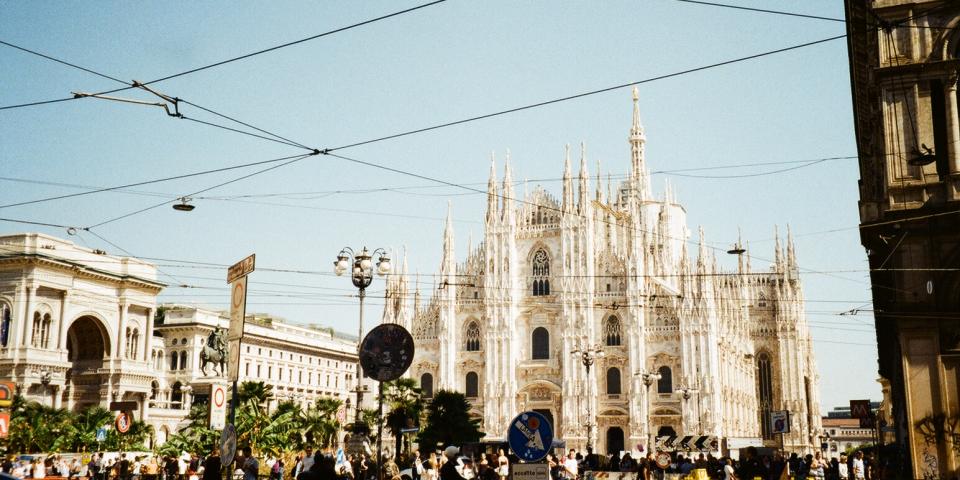 Il Duomo in Milan, Italy.